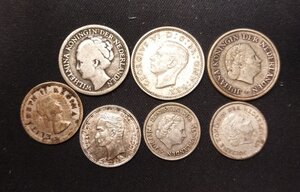 obverse: MONDO. Lotto 07 monete in argento molto interessanti. Conservazioni varie.