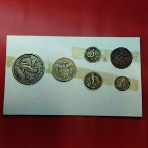 reverse: FILIPPINE. Set con 6 monete circolate dal 1907 al 1934. Molto interessante.