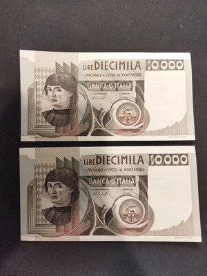 obverse: ITALIA. 10.000 lire 