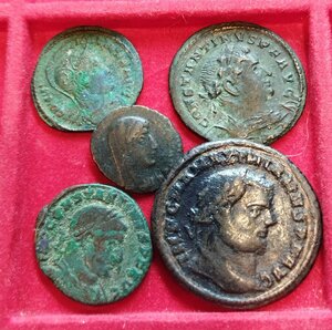 obverse: Lotto 05 monete romane molto interessanti da catalogare.