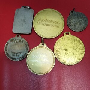 reverse: Lotto 6 medaglie a tema vario molto interessanti. Metalli e conservazioni varie.