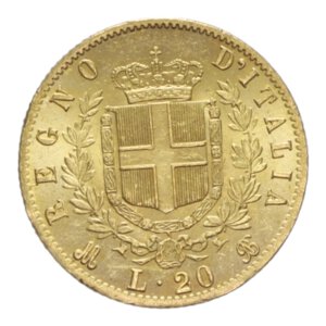 reverse: ITALY VITT. EMANUELE II (1861-1878) 20 LIRE 1873 MILANO AU. 6,48 GR. qFDC/FDC