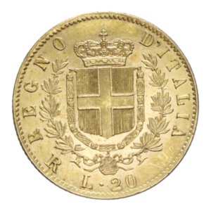 reverse: ITALY VITT. EMANUELE II (1861-1878) 20 LIRE 1878 ROMA 