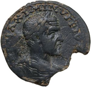 obverse: Maximinus I with Maximus Caesar (235-238). AE 32 mm, Ninica-Claudiopolis mint, Cilicia. 