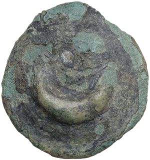 obverse: Greek Italy. Northern Apulia, Luceria. Cast AE reduced Semuncia, c. 217-212 BC.