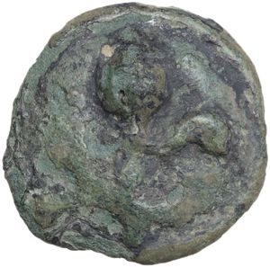 reverse: Greek Italy. Northern Apulia, Luceria. Cast AE reduced Semuncia, c. 217-212 BC.