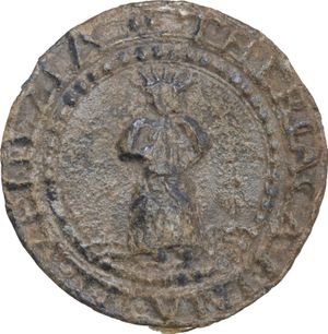 obverse: Venezia. Spezieria all Umiltà Coronata. Teriaca, tappo sigillo di contenitore, XVII sec.