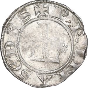 reverse: France.  Archbishopric of Lyon.  AR Gros n.d (13th-14th cent.). Lyon mint. 
