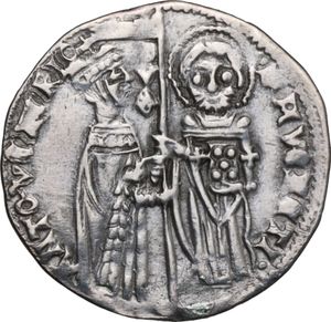 obverse: Venezia. Antonio Venier (1382-1400). Grosso matapan di II tipo. 