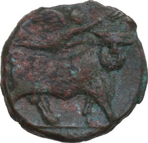 reverse: Greek Italy. Central and Southern Campania, Neapolis. AE 20.5 mm. c. 275-250 BC.