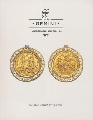 obverse: Gemini. Asta n.6. Gennaio 2010 USA. Monete antiche. Pp. 168, foto a colori, condizioni ottime.