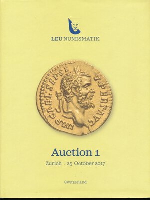 obverse: Leu Numismatik. Asta n. 1 ottobre 2017 Svizzera. Monete antiche. Pp.223, con foto a colori, copertina rigida in tela cartonata e sovraccoperta, condizioni ottime.