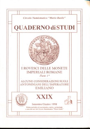obverse: AA.VV. Quaderno di studi n. 29. I rovesci delle monete imperiali romane. Circolo Numismatico 