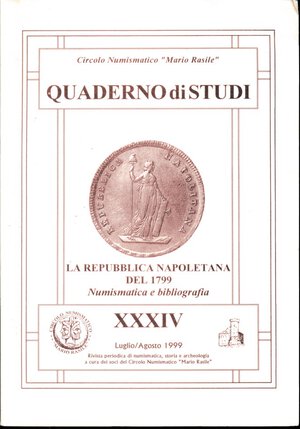 obverse: AA.VV. Quaderno di studi n. 34. La Repubblica Napoletana del 1799. Circolo Numismatico 