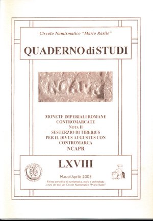 obverse: AA.VV. Quaderno di studi n. 68. Monete imperiali romane contromarcate. Circolo Numismatico 
