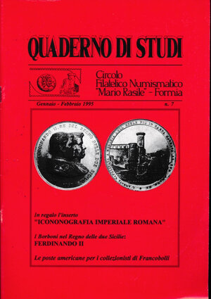 obverse: AA.VV. Quaderno di studi n. 7. Iconografia imperiale romana. Ferdinando II di Borbone. Circolo Numismatico 