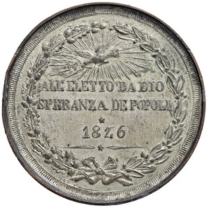 reverse: 1846 Stato Pontificio. Pio IX (1846-1878). Anno I. R3. 