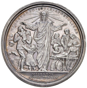 reverse: SD Stato Pontificio. Benedetto XV (1914-1922). Anno V. Cristo tra i colpiti dai disastri della guerra. R. 