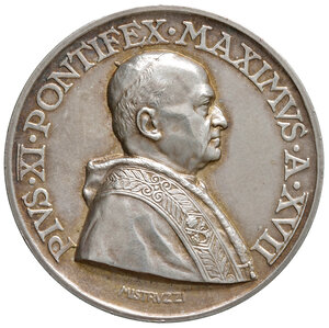 obverse: 1938 Stato Pontificio. Pio XI (1922-1939). L Ateneo Lateranense. Anno XVII. 