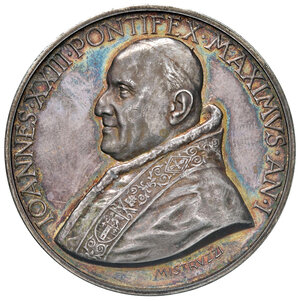 obverse: 1959 Stato Pontificio. Giovanni XXIII (1958-1963). La Madonna di Lourdes. Anno I. NC. 