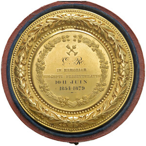 reverse: Francia 1879. Medaglia per il 25° anniversario di sacerdozio. 