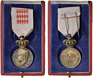 reverse: Principato di Monaco 19/11/1949. Medaglia Ranieri III di Monaco. R. 