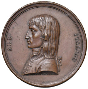 obverse: Napoleone I (1795-1815) 1797. Insubria Libera. Opus: Vassallo. R.