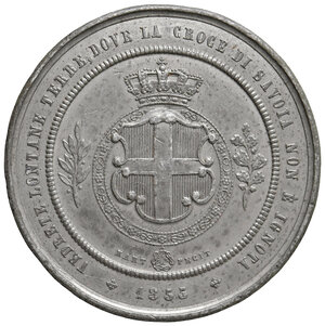 reverse: Vittorio Emanuele II 1855. Spedizione in Crimea. Opus: Hart. R.