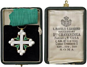 reverse: Roma 1900-1943. Ordine di San Maurizio al Lazzaro. 