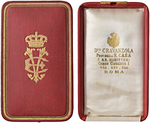 obverse: Roma 1900-1943. Ordine della Corona d Italia. Croce da Commendatore.