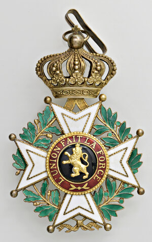 obverse: Belgio. Ordine di Leopoldo I (1835-1909). Croce da Commendatore. 