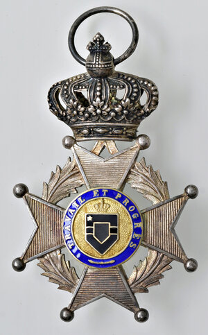 obverse: Congo Belga. Ordine di Leopoldo II (1900-1908). Croce da Grand Ufficiale. R. 