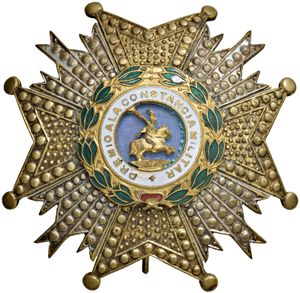 obverse: Spagna. Ordine di Sant Ermenegildo sotto Alfonso XIII (1902-1931). Placca da petto. 