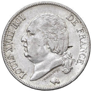 obverse: Francia. Luigi XVIII (1815-1824). 5 Francs 1821.
