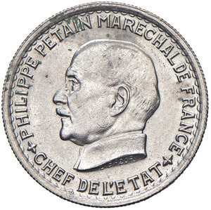 obverse: Francia. Vichy (1941-1944). 5 Franchi 1941.