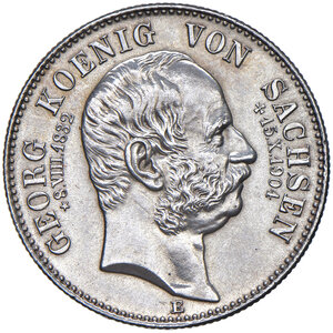 obverse: Germania, Sassonia. Georg I (1902-1904). 2 Marchi 1904.