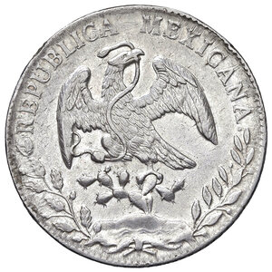 obverse: Messico. Repubblica Federale (1823-1905). 8 Reales 1894.