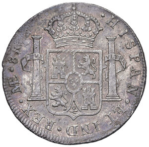 reverse: Perù, Impero Spagnolo. Carlo IV (1788-1808). 8 Reales 1804.
