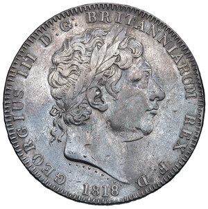 obverse: Regno Unito. Giorgio III (1760-1820). 1 Corona 1818.