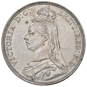 obverse: Regno Unito. Victoria (1837-1901). 1 Corona 1887.