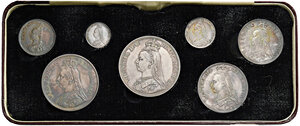 obverse: Regno Unito. Victoria (1837-1901). Set 7 Monete (Jubilee Specimen Set) 1887.