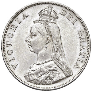 obverse: Regno Unito. Victoria (1837-1901). 2 Fiorini 1890.