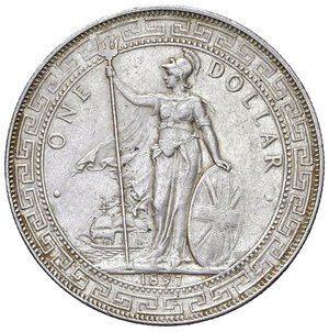 obverse: Regno Unito. Victoria (1837-1901). British Trade Dollar 1897.