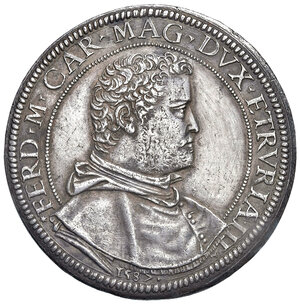 obverse: Granducato di Toscana. Ferdinando I De Medici (1587-1608). Piastra 1587.