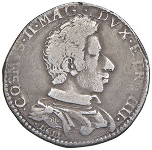 obverse: Granducato di Toscana. Cosimo II De Medici (1608-1621). Testone 1611.