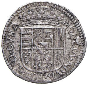 reverse: Granducato di Toscana. Maria Cristina e Niccolò Francesco di Lorena (1630-1635). Testone 1634.