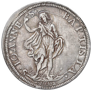 reverse: Granducato di Toscana. Ferdinando II De Medici (1621-1670). Piastra 1642.