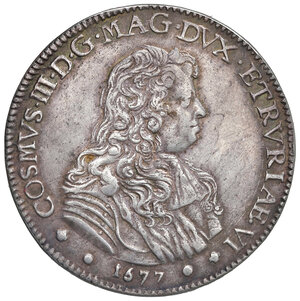 obverse: Granducato di Toscana. Cosimo III De Medici (1670-1723). Piastra 1677.