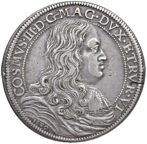 obverse: Granducato di Toscana. Cosimo III De Medici (1670-1723). Piastra 1680.