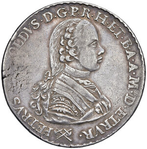 obverse: Granducato di Toscana. Pietro Lepoldo di Lorena (1765-1790). Francescone 1766.